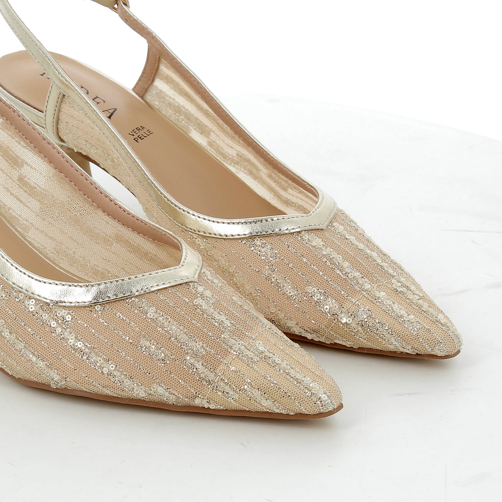Hodea Linda Platinum Slingback