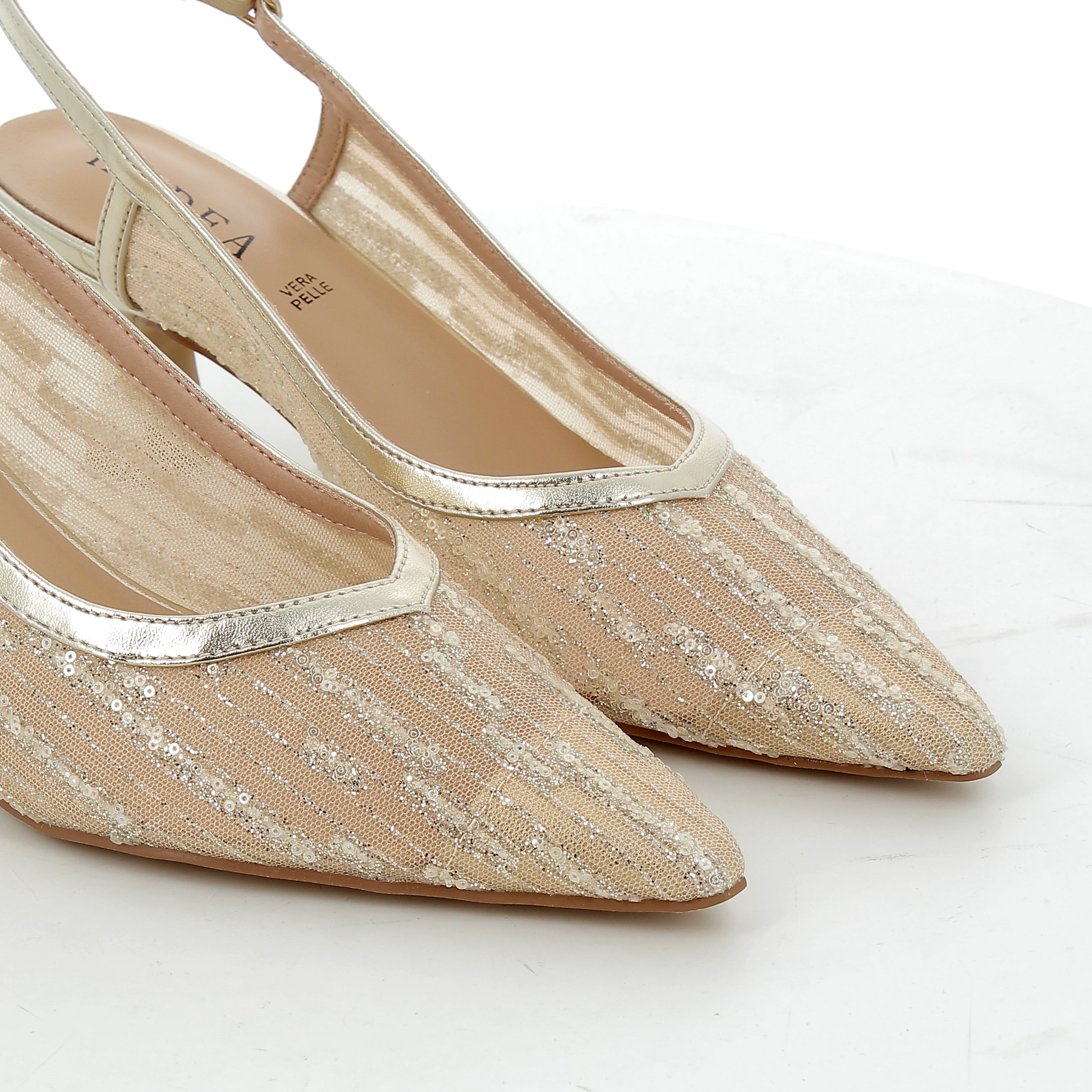 Hodea Linda Platinum Slingback