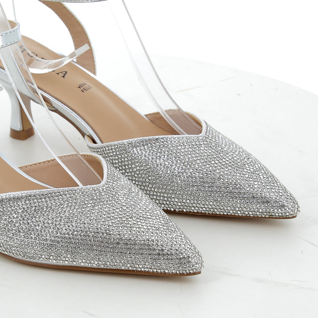 Hodea Elsa Silver Slingback