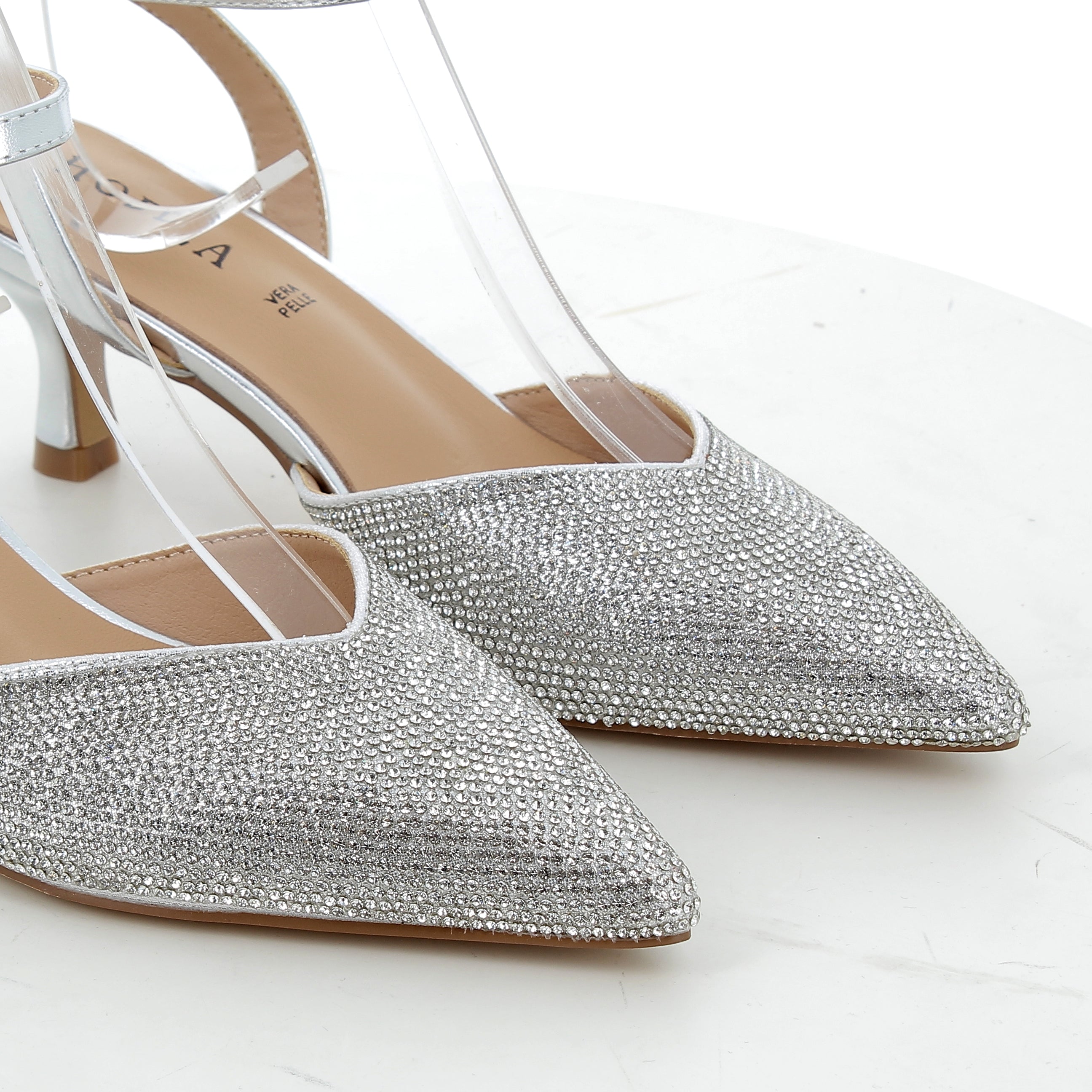 Hodea Elsa Silver Slingback