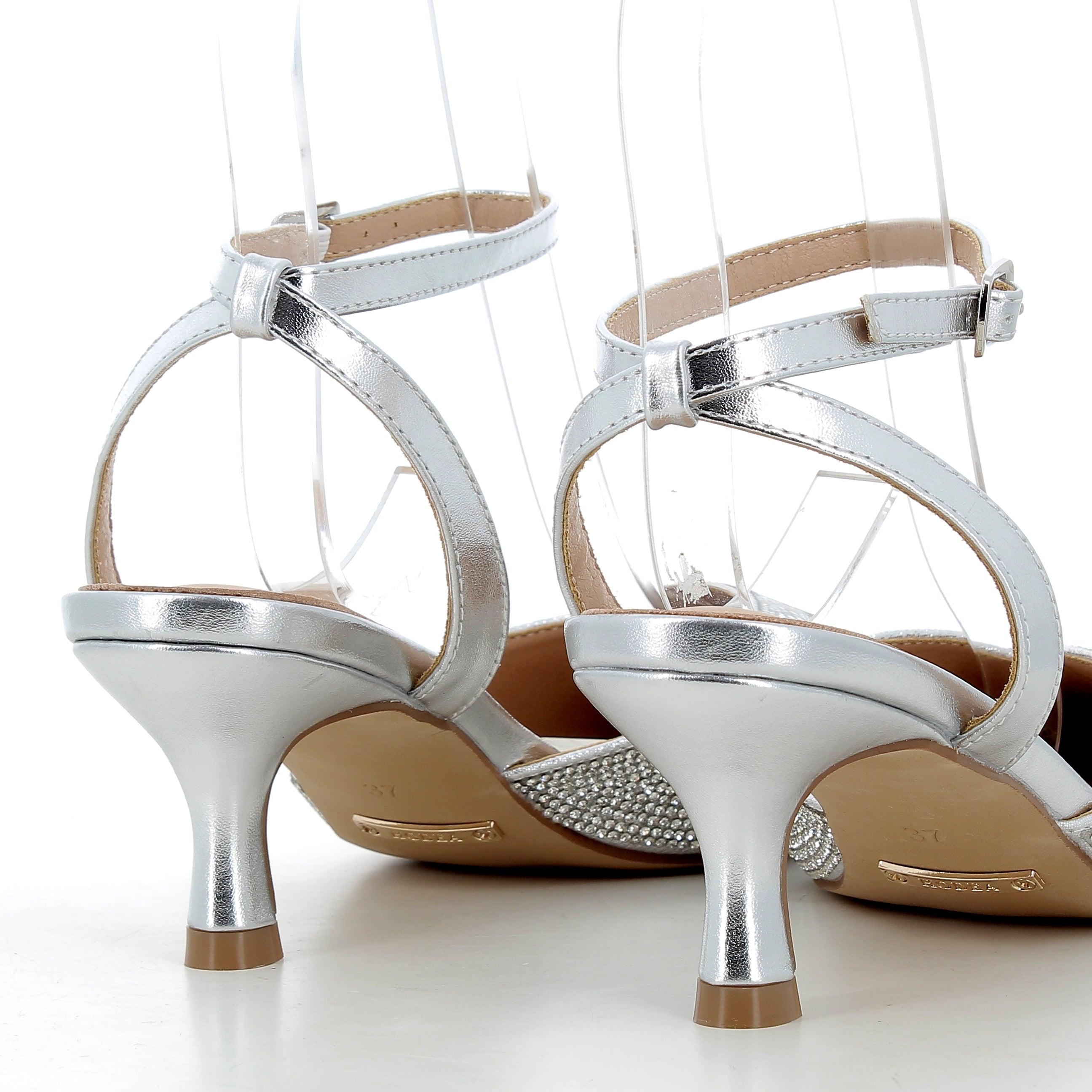 Hodea Elsa Silver Slingback