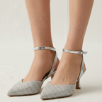 Hodea Elsa Silver Slingback