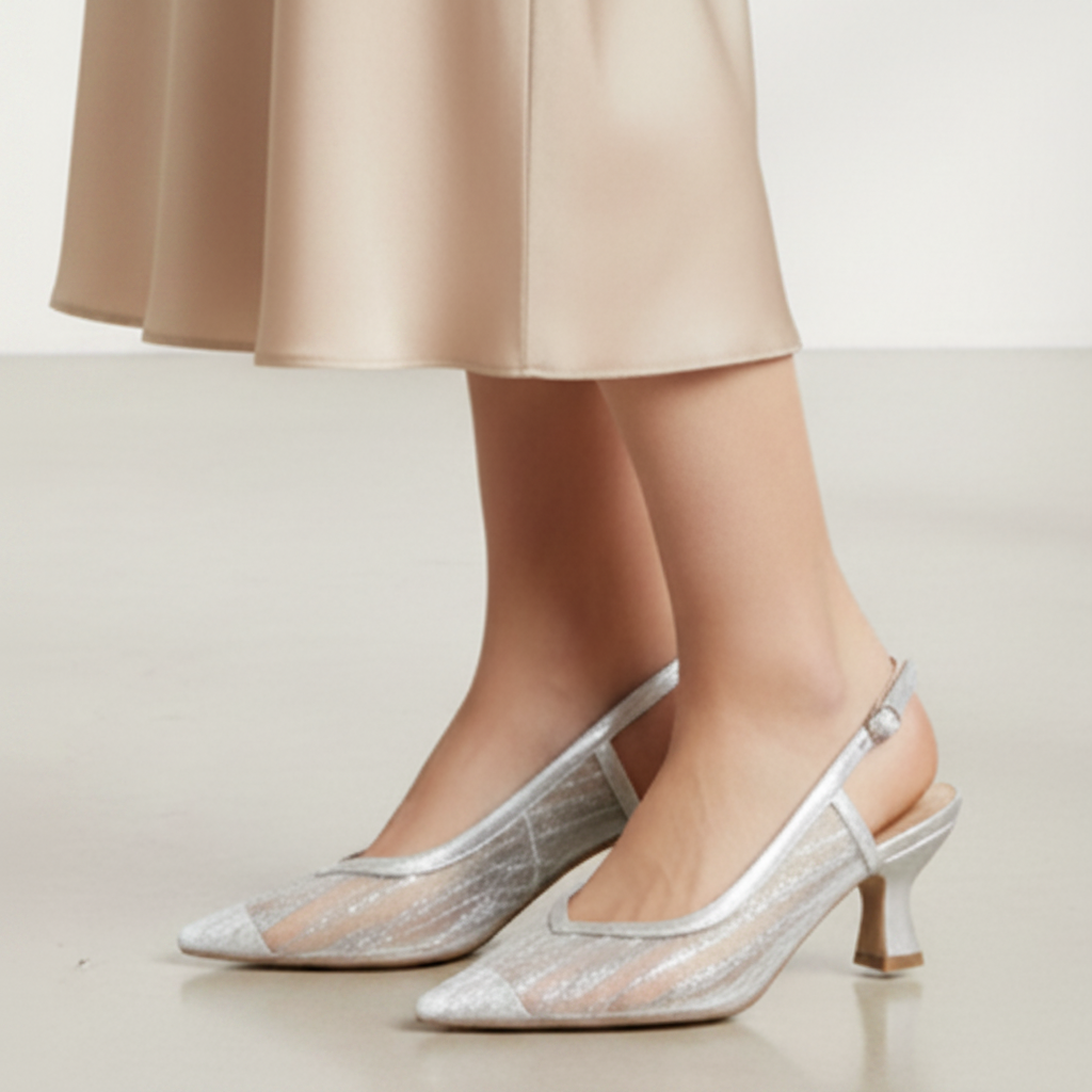 Hodea Linda Silver Slingback