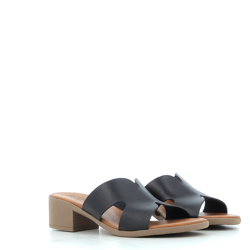 Hodea Sveva Black Sandals