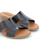 Hodea Sveva Black Sandals