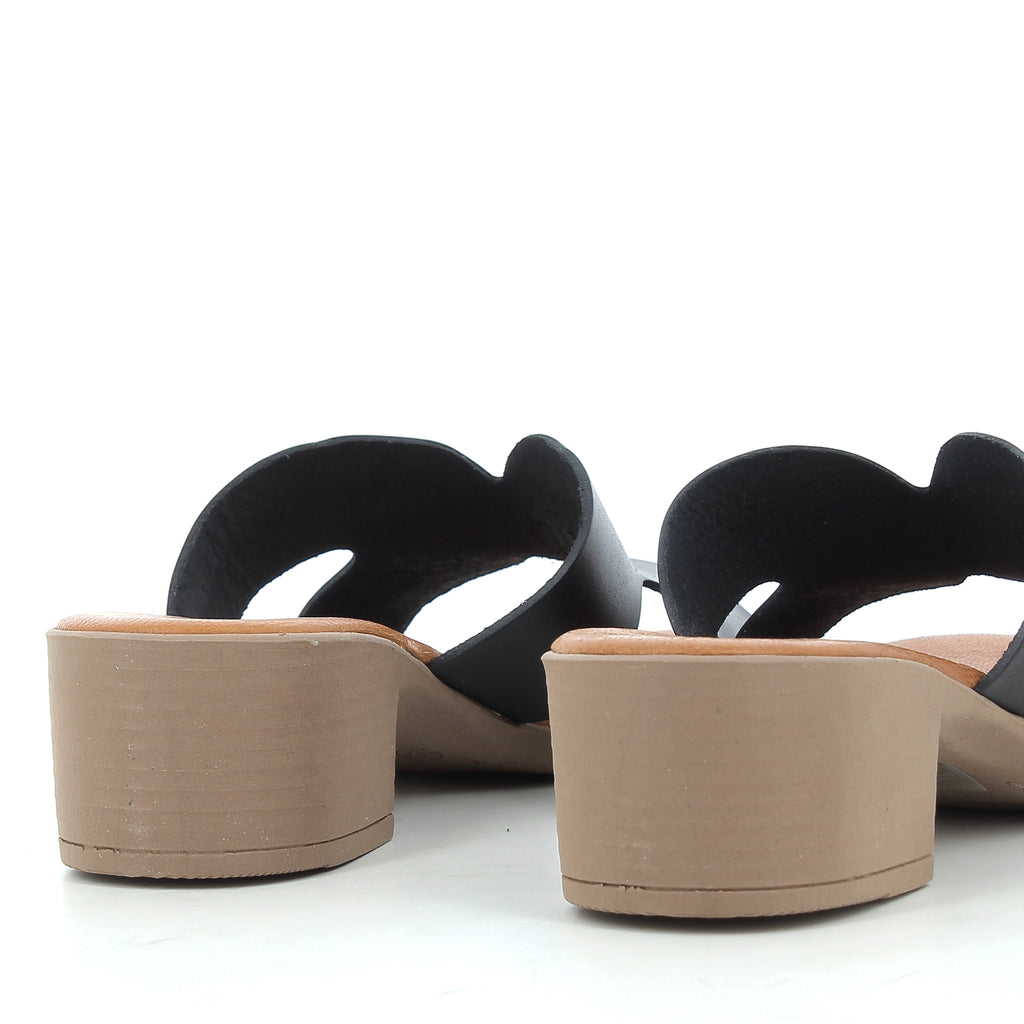 Hodea Sveva Black Sandals