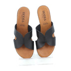 Hodea Sveva Black Sandals