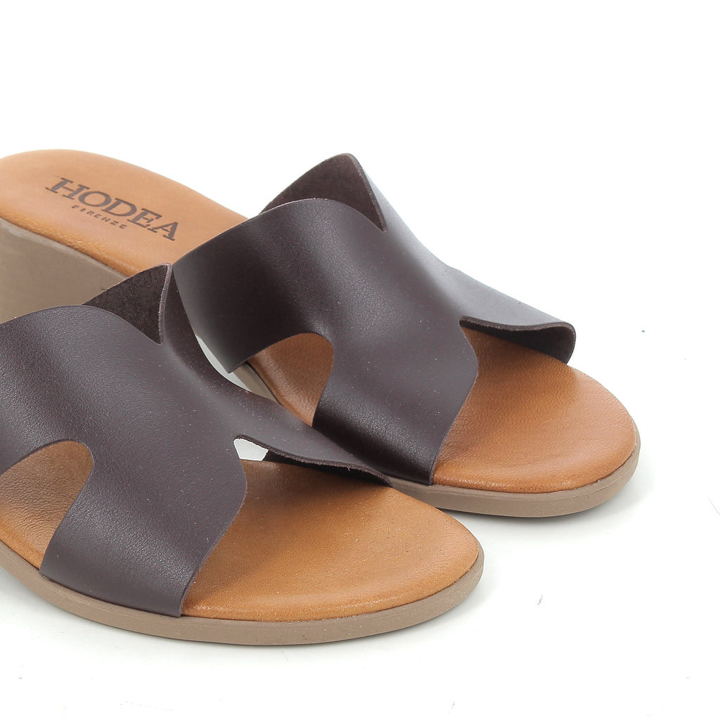 Hodea Sveva Sandals Dark Brown
