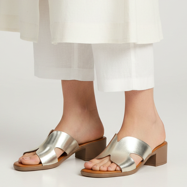 Hodea Sandals Sveva Platinum