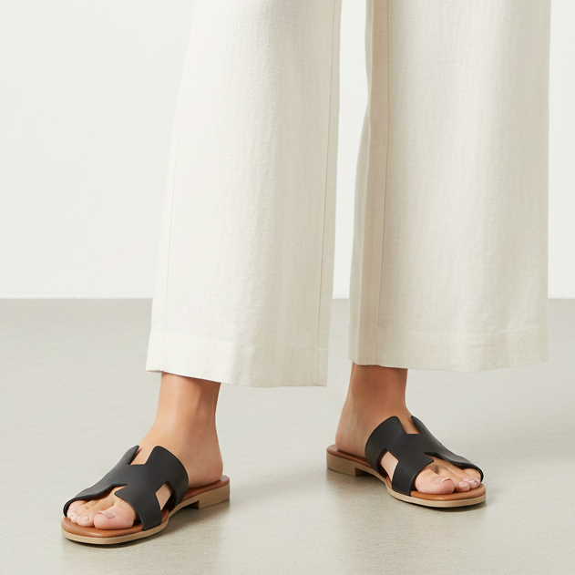Hodea Black Pearl Slippers