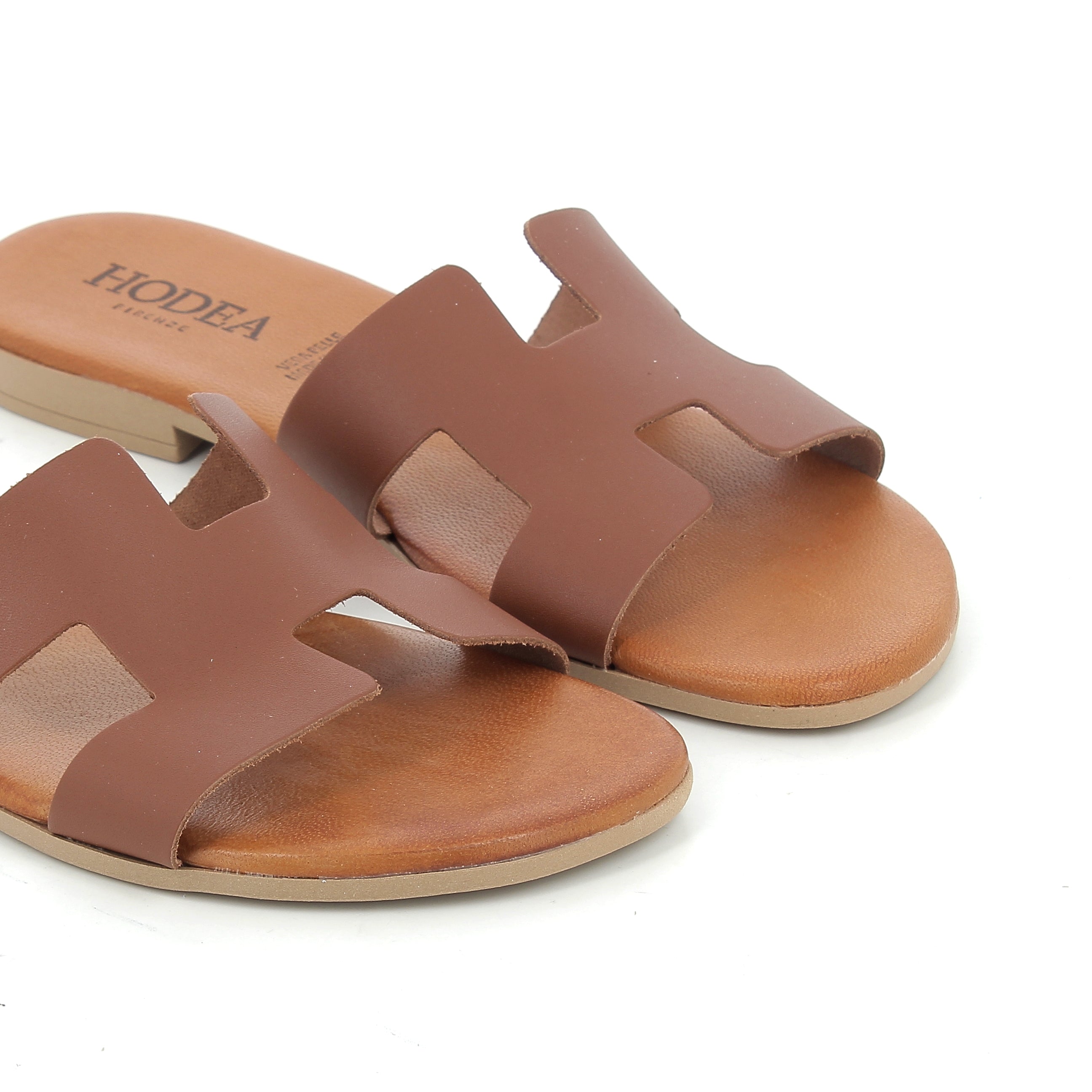 Hodea Ciabatte Perla Cuoio