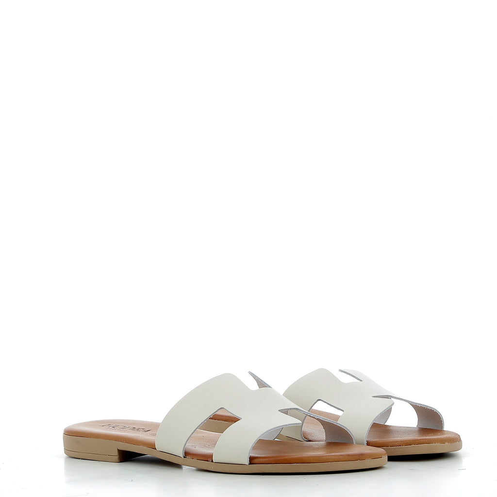 Hodea Pearl Cream Slippers