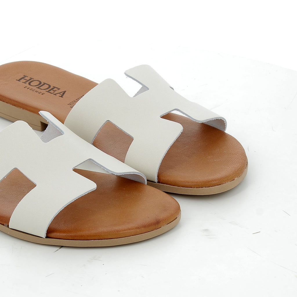 Hodea Pearl Cream Slippers