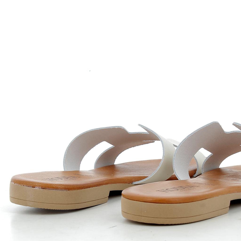Hodea Pearl Cream Slippers
