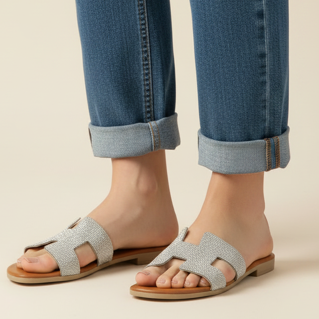 Hodea Platinum Pearl Slippers