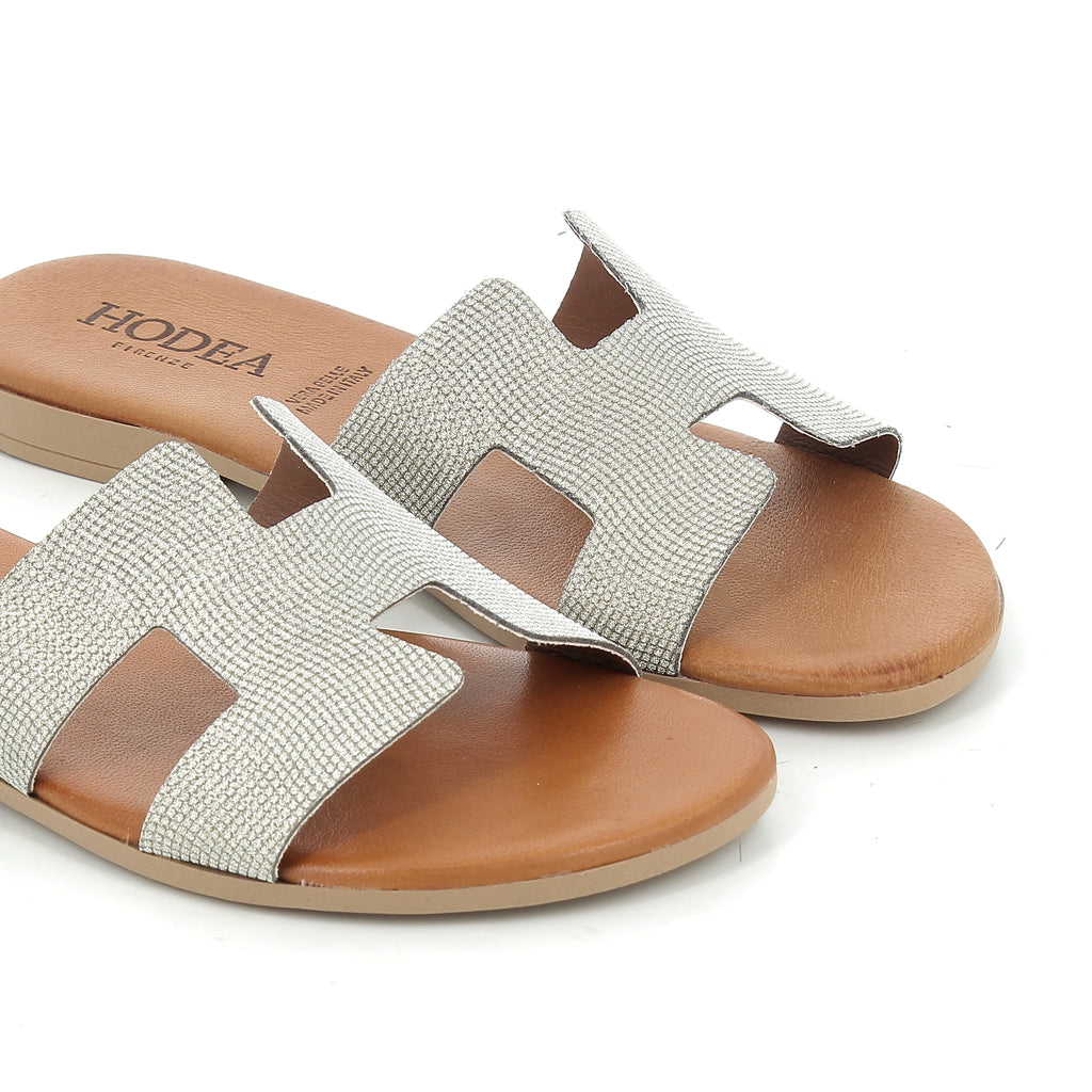 Hodea Platinum Pearl Slippers