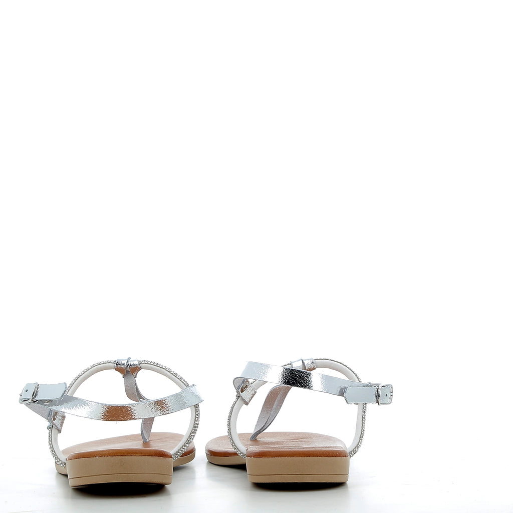 Hodea Sabrina Silver Sandals