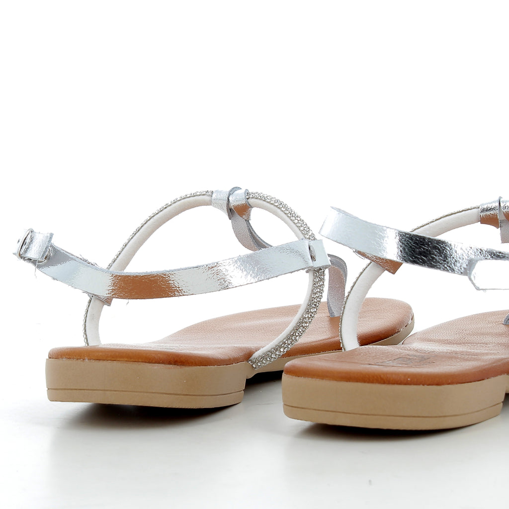 Hodea Sabrina Silver Sandals