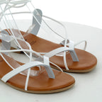 Hodea Dalia White Sandals