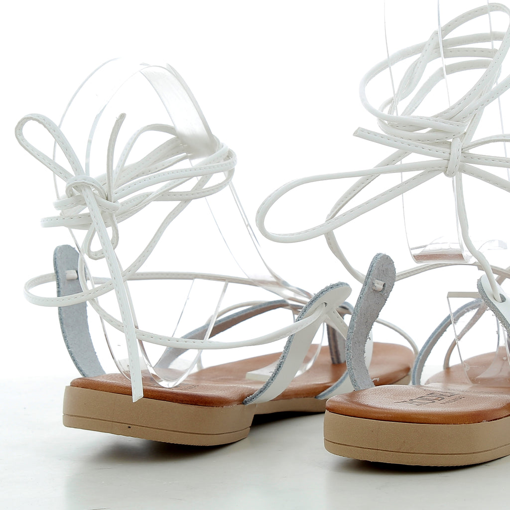 Hodea Dalia White Sandals