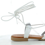 Hodea Dalia White Sandals