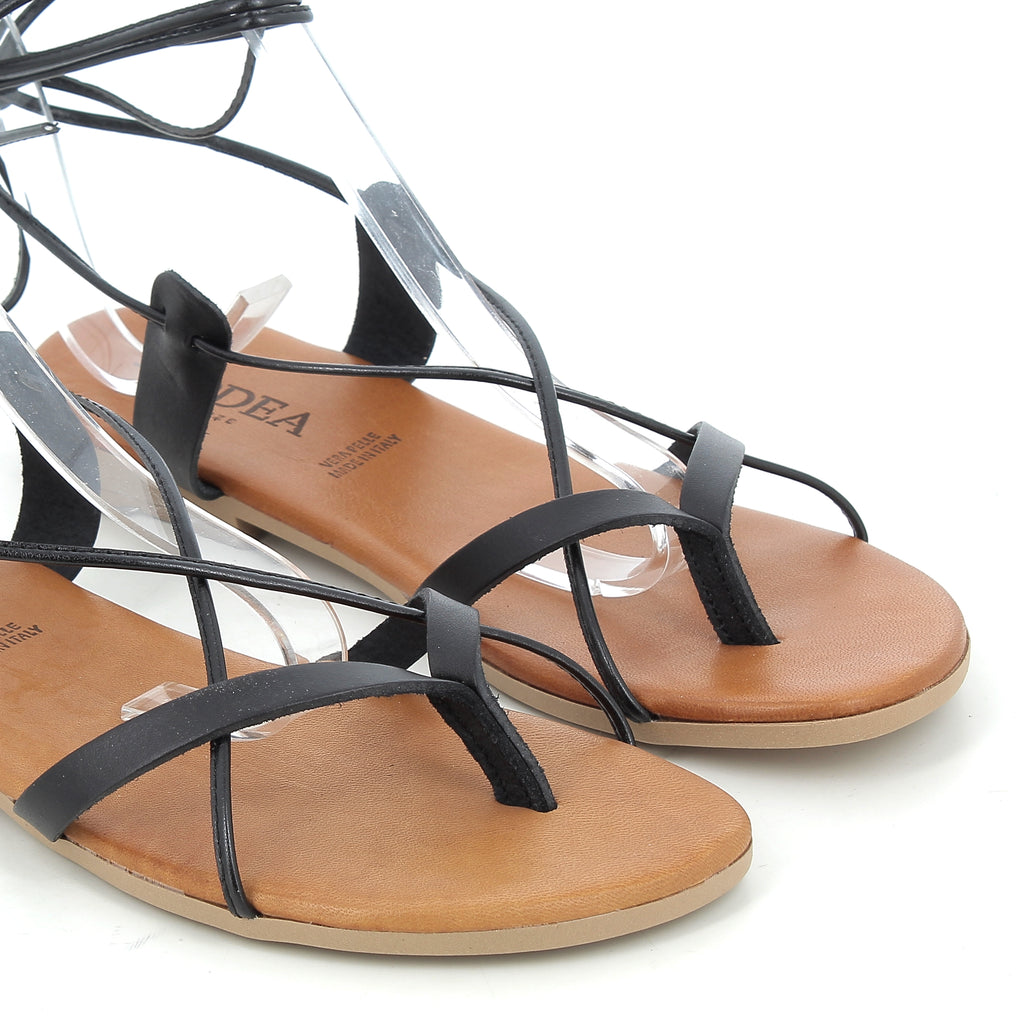 Hodea Dalia Black Sandals