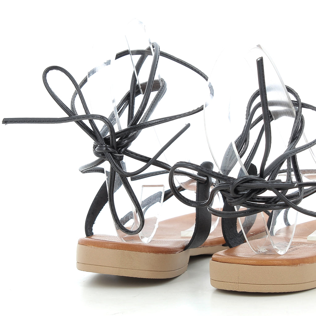Hodea Dalia Black Sandals