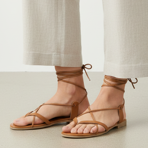 Hodea Dalia Leather Sandals