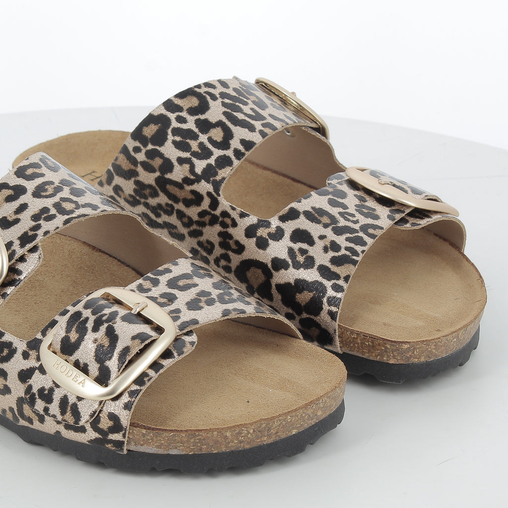 Hodea Mena Animal Print Sandals
