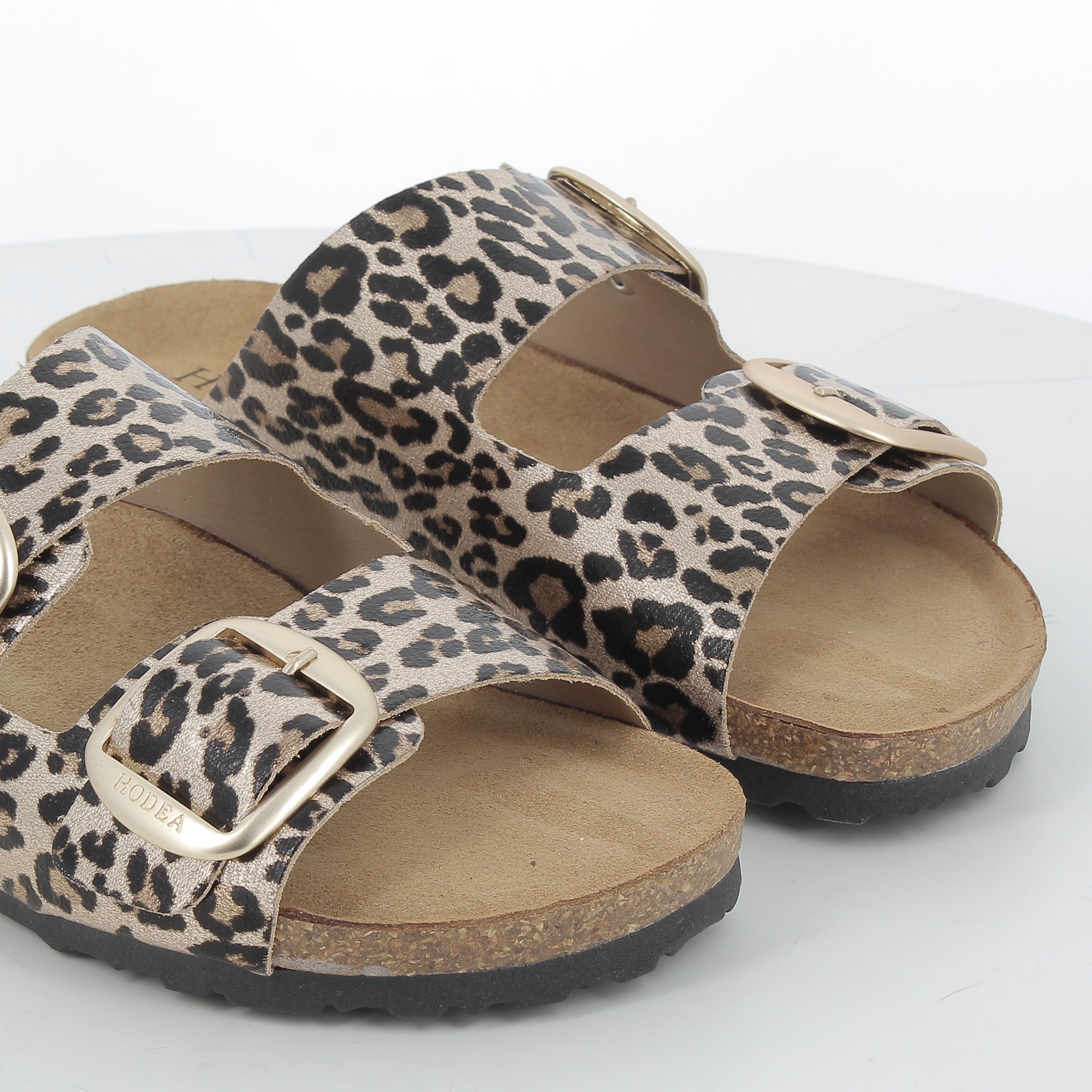 Hodea Mena Animal Print Sandals