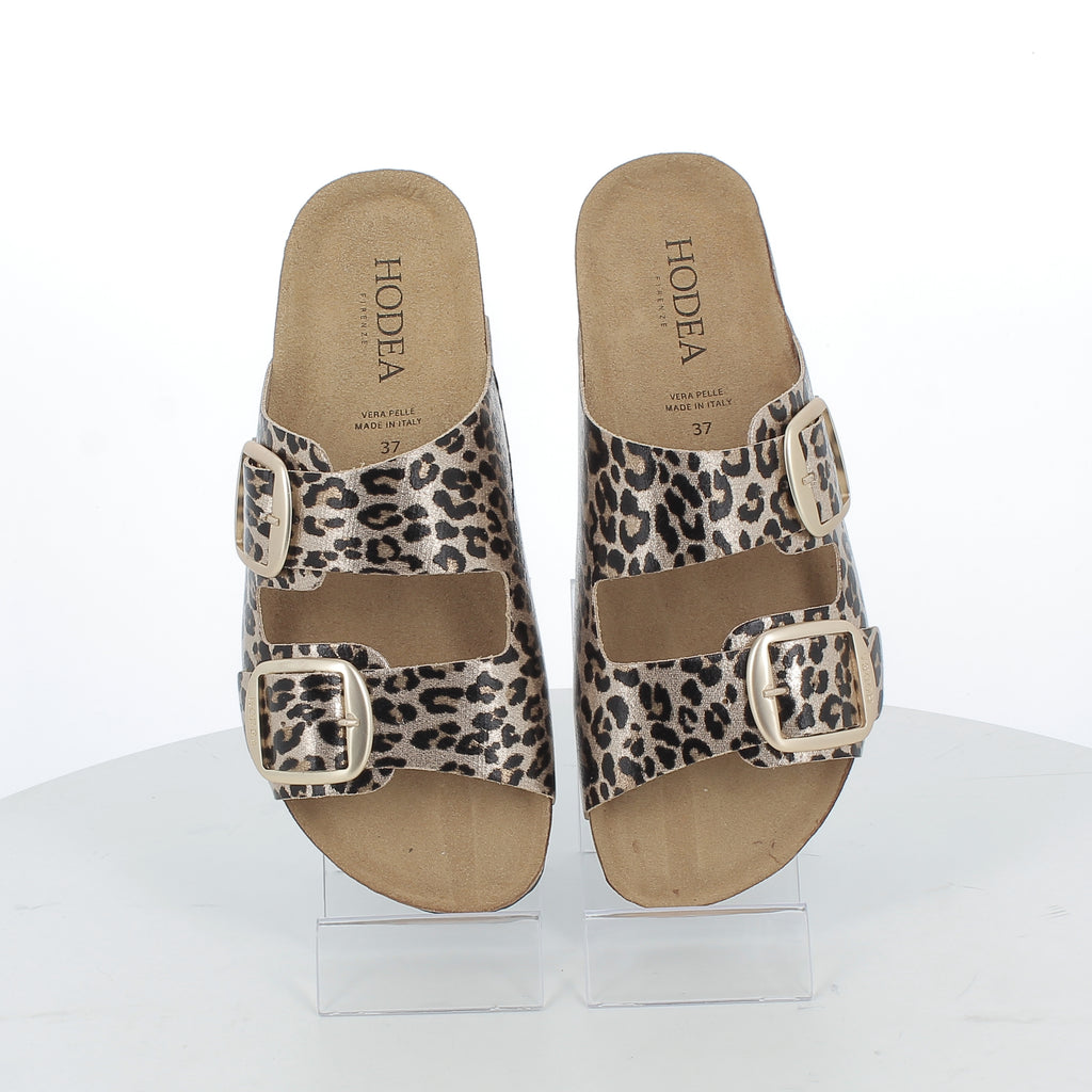 Hodea Mena Animal Print Sandals