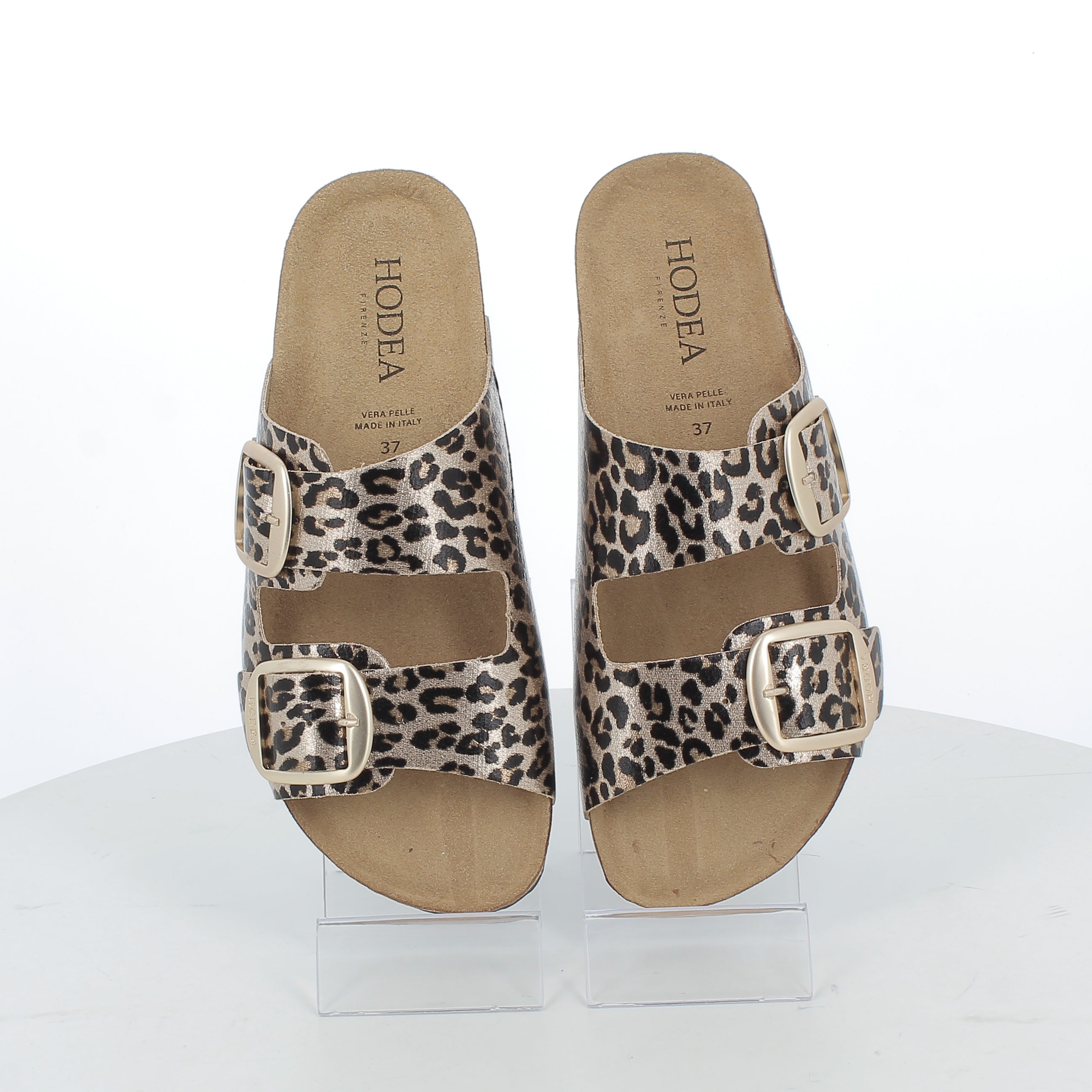 Hodea Mena Animal Print Sandals
