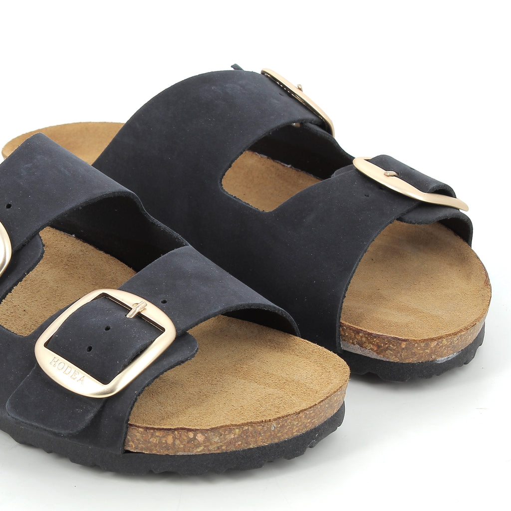 Hodea Mena Black Sandals