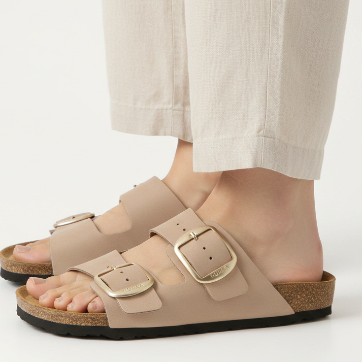 Hodea Mena Beige Sandals