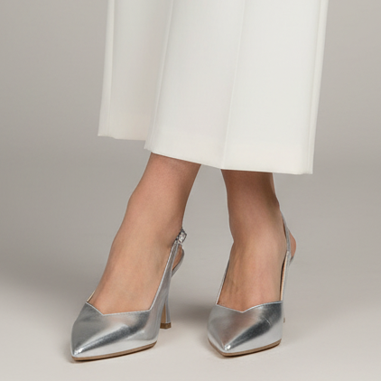Hodea Slingback Letizia Silver