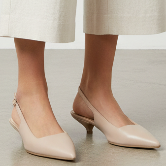 Hodea Dalila Nude Slingback