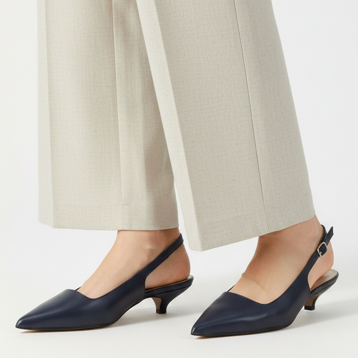 Hodea Dalila Blue Slingback