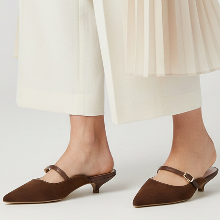 Hodea Slingback Viviana Dark Brown