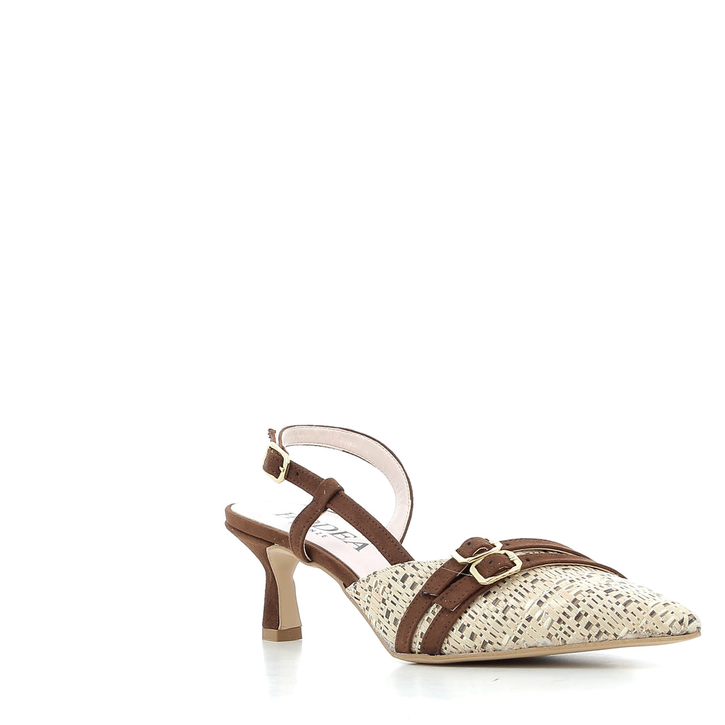 Hodea Slingback Brigida Dark Brown