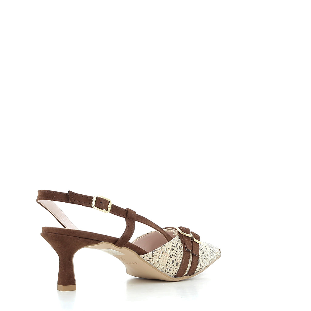 Hodea Slingback Brigida Dark Brown