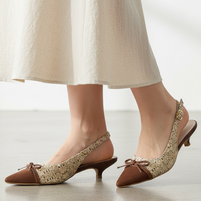 Hodea Slingback Greta Dark Brown