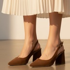 Hodea Angelica Leather Slingback