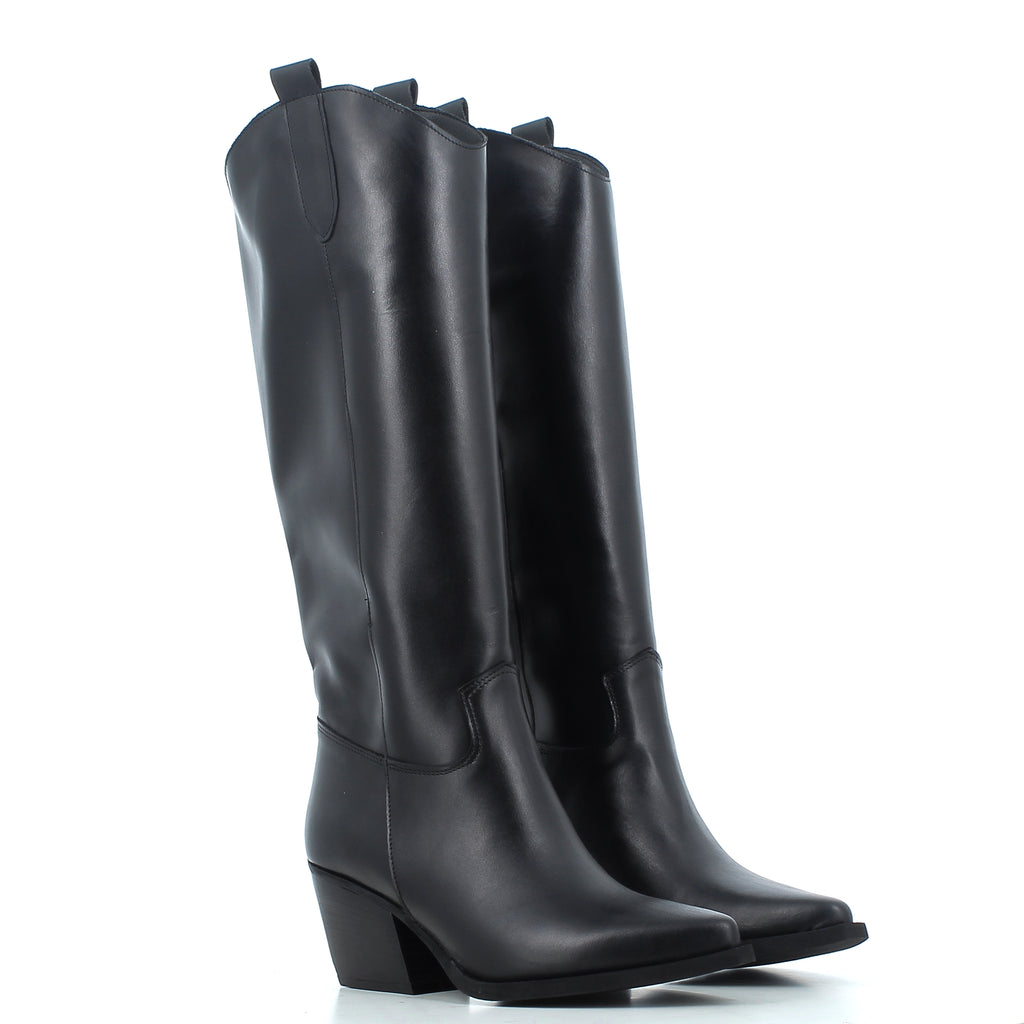 Hodea Texano Ambra vera pelle Nero