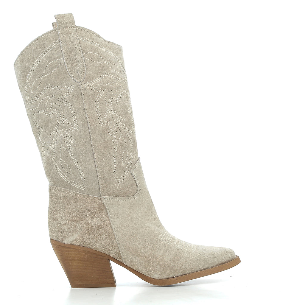 Hodea Texan Melania real leather Beige