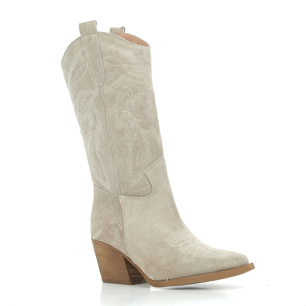 Hodea Texan Melania real leather Beige