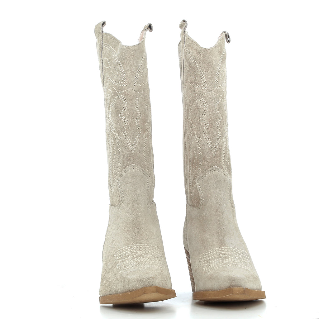 Hodea Texan Melania real leather Beige
