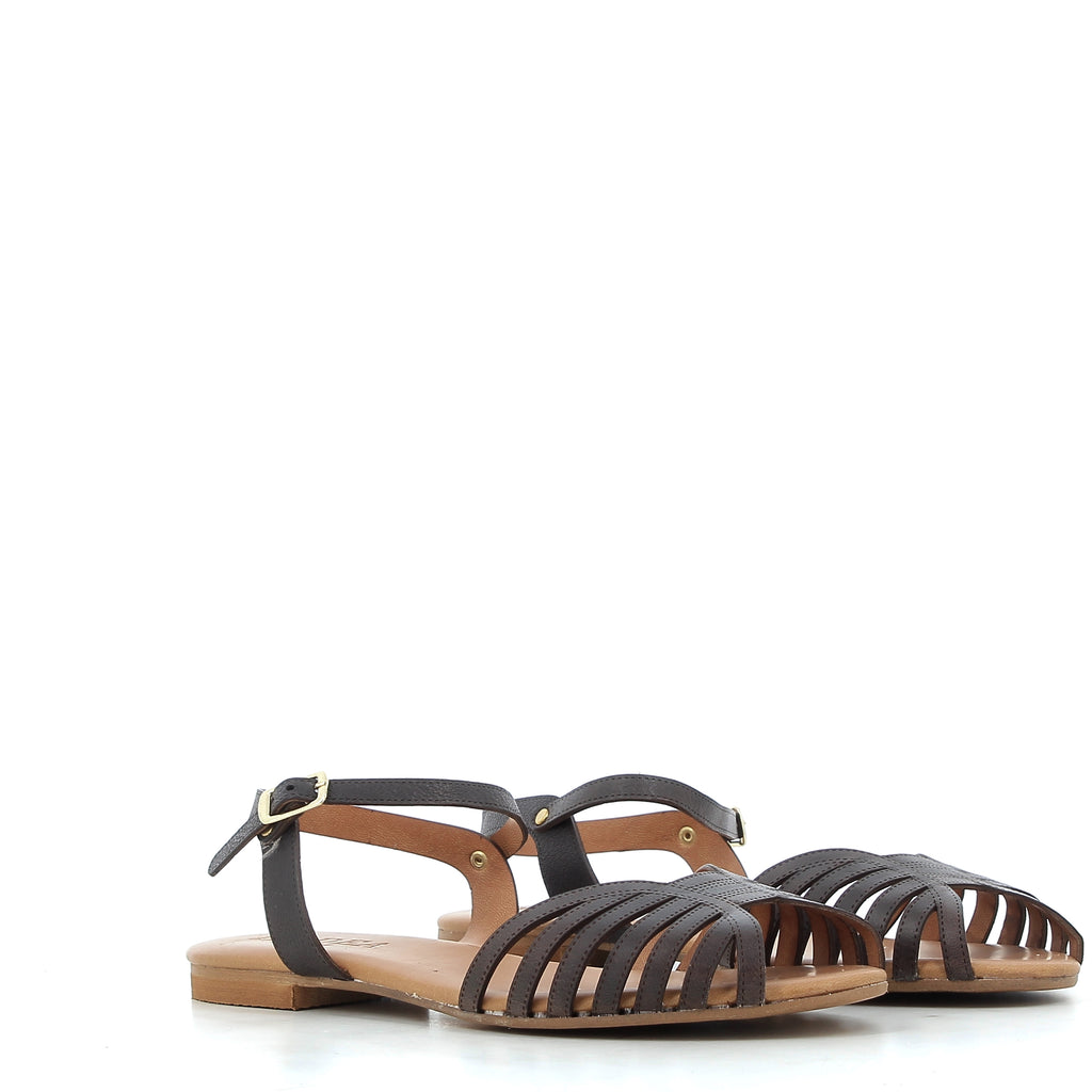 Hodea Clara Dark Brown Sandals