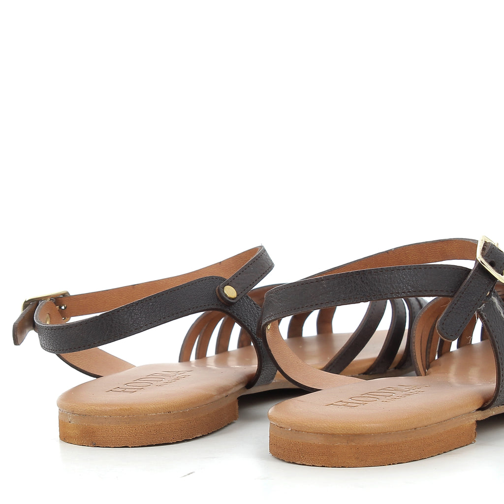 Hodea Clara Dark Brown Sandals