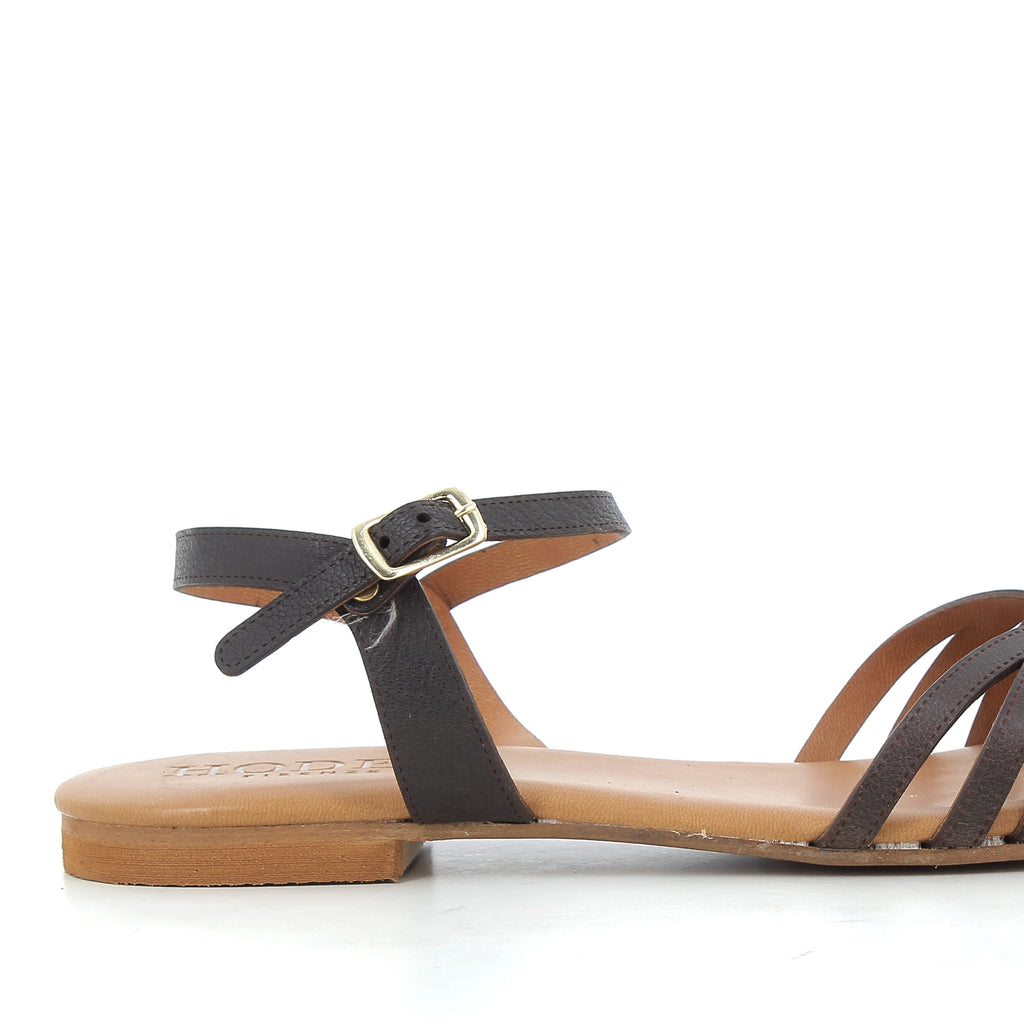 Hodea Clara Dark Brown Sandals