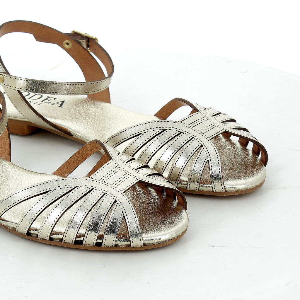 Hodea Clara Platinum Sandals